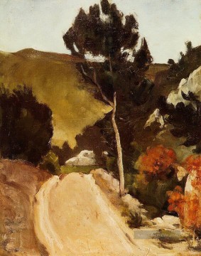 Paul Cézanne Werke - Straße in der Provence Paul Cezanne